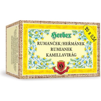 Herbex Rumanček bylinný čaj 20 x 2,5 g