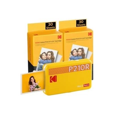 Kodak Фотографски принтер Kodak MINI 2 RETRO P210RYK60 Жълт