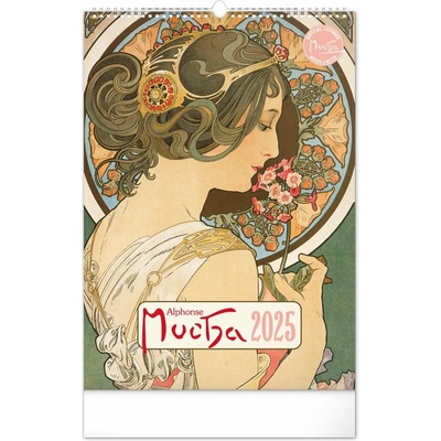 Alfons Mucha nástěnný 2025