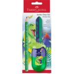 Faber-Castell Комплект триъгълни графитни моливи Jumbo Dinosaur HB FC111529 (FC111529)