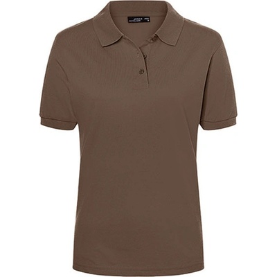 James&Nicholson Dámska polokošeľa JN071 Brown