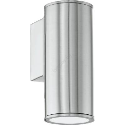 EGLO 33581 - LED RGBW димируемо външно стеново осветително тяло RIGA 1xGU10/5W/230V IP44 матов хром (EG33581)