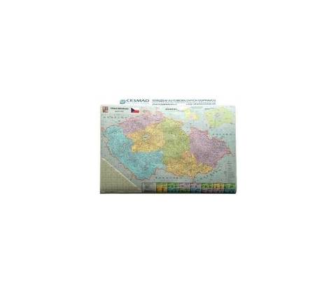 Nástěnná mapa ČR - PSČ