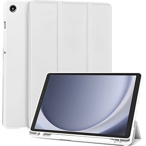 Techsuit Калъф за таблет Samsung Galaxy Tab A11 / A9 - Techsuit Flex Trifold с държач за писалка - Сив