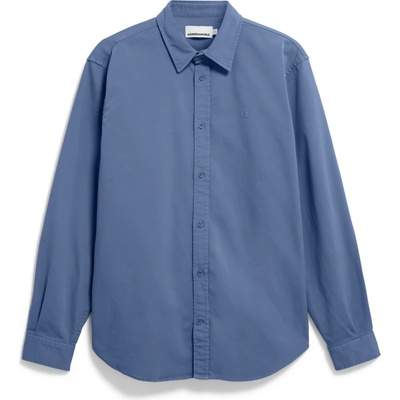 ARMEDANGELS Мъжка риза с копчета ARMEDANGELS Giaalo GMT Dye Shirt - Nightshadow - размер XXL (033-2958-0315)