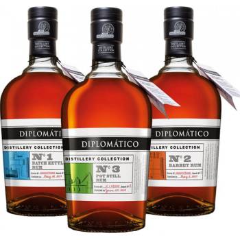 Diplomático Distillery Collection 47% 3 x 0,7 l (set)