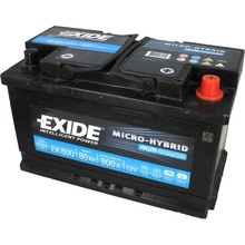 Exide Micro-hybrid AGM 12V 80Ah 800A EK800