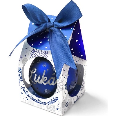 Nekupto Vánoční koule se jménem Lukáš svítící skleněná 5,8 cm – Zbozi.Blesk.cz