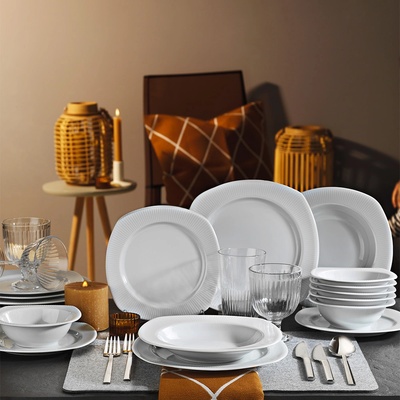 Kütahya Porselen Kutahya СЕРВИЗ ЗА ХРАНЕНЕ cisil 24Ч. БЯЛ (csl24y200)