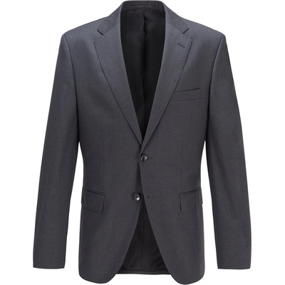 Boss Сако Boss Men's Johnstons1 Cyl Single Breasted Wool Long Sleeve Blazer - Dark Grey