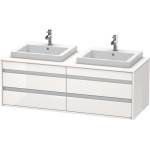 Duravit Ketho - Шкафче за умивалник 50x140x55 см, 4 чекмеджета, лъскаво бяло KT6757B2222 (KT6757B2222)