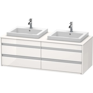 Duravit Ketho - Шкафче за умивалник 50x140x55 см, 4 чекмеджета, лъскаво бяло KT6757B2222 (KT6757B2222)