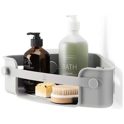 Umbra hk ltd (Канада) Стенен органайзер за баня umbra flex adhesive ъглов - сив (umbra 1021299-918)