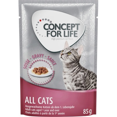Concept for Life All Cats v omáčke 48 x 85 g