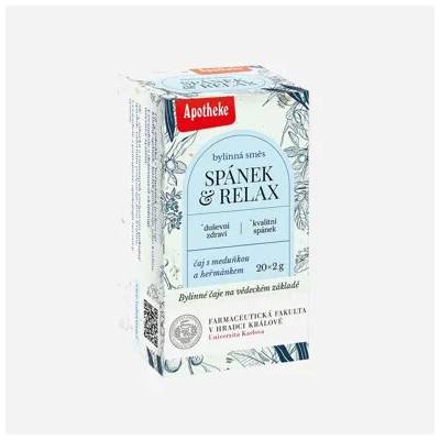 Apotheke Čaj Spánek a relax Farmaceutická fakulta 6 x 20 sáčků