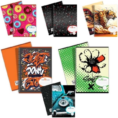 Тетрадка РЗ Полиграф А4 80л м. к. СПИРАЛА КАРЕ оф (1120719-58444)