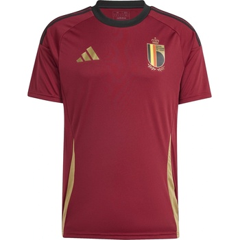 adidas Футболна фланелка Adidas Belgium Home Fan Shirt 2024 Adults - Burgendy