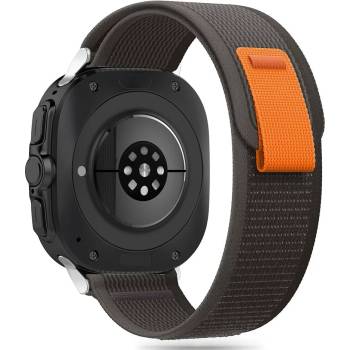 Tech-Protect nylon samsung galaxy watch ultra (47 mm) black/orange (5906302312382)