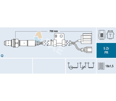 Lambda sonda FAE 75088