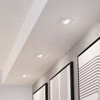 EGLO 902328-КОМПЛЕКТ 3xLED Вградено таванно осветително тяло SALICETO LED/6, 4W/230V 8, 8x8, 8cm бяло (EG902328)