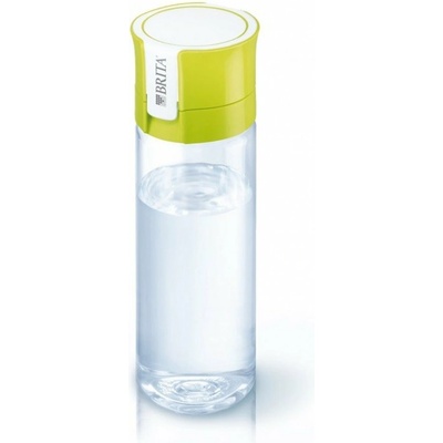 BRITA Бутилка Brita Fill & Go Transparent Lime, 600 мл, с филтър Brita MicroDisc, зелена (BRIVITALL)