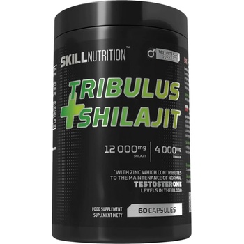 Skill Nutrition Tribulus + Shilajit | with Zinc, Boron & Selenium [60 капсули]