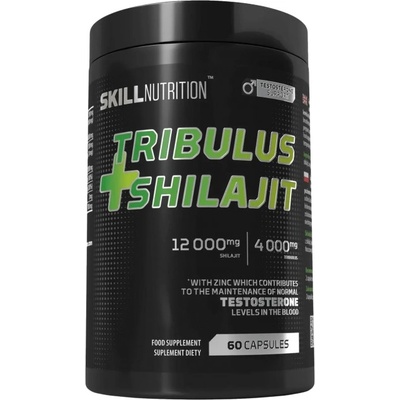 Skill Nutrition Tribulus + Shilajit | with Zinc, Boron & Selenium [60 капсули]
