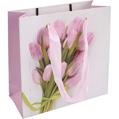 Taška papierová darčeková tulipány A0372/1
