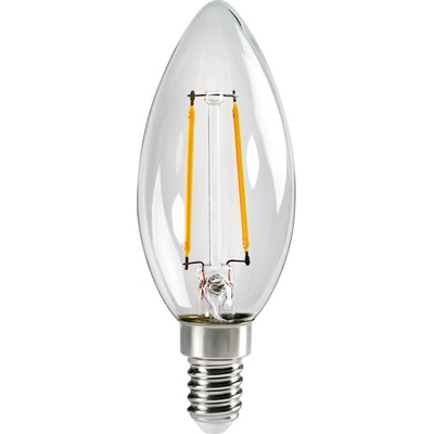 Kanlux žárovka LED 2,5W-25 E14 2700K svíčka čirá Filament