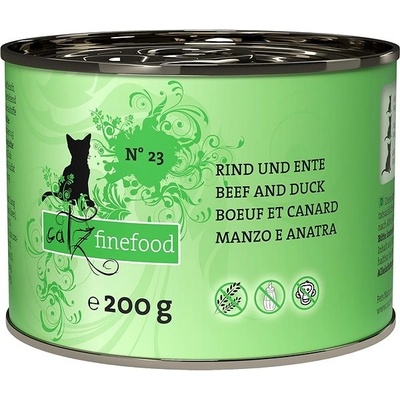 Catz finefood No.23 s hovädzím a kačacím mäsom 200 g