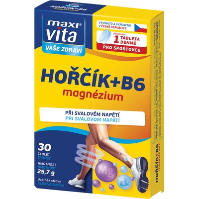 MaxiVita Horčík + B6 30 tabliet