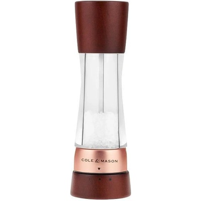 Cole & mason (Англия) Мелничка за сол COLE & MASON DERWENT CHESTNUT ROSE GOLD с механизъм за прецизност - 19 см (Cole & Mason H 332295)