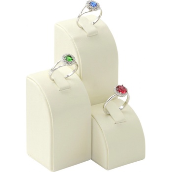 JKBox koženkový set stojanů na prsteny AD 678 A20