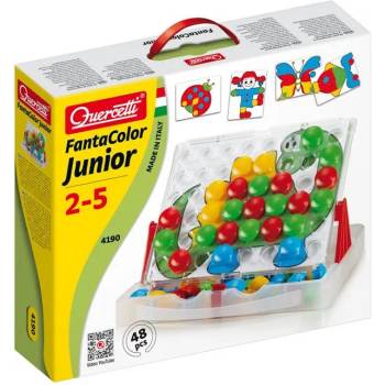 Quercetti Мозайка от 48 части в куфарче Quercetti - Fantacolor Junior (4190)