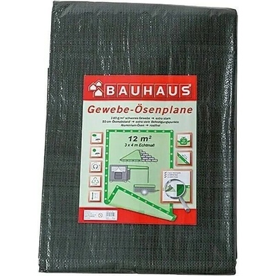 BAUHAUS Zakrývacia plachta, × 4 m, 140 g/m², zelená, 11609