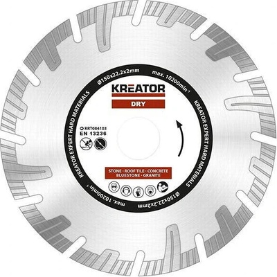 KREATOR Diamantový kotúč segmentový 150 mm EXPERT KRT084103 KRT084103