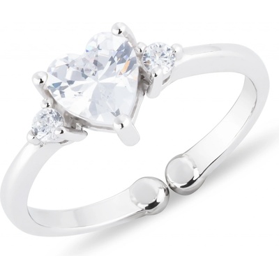 Olivie Dětský prstýnek Srdíčko nastavitelný 4718