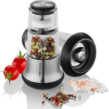 Gefu Мелничка за пипер със солница X-Plosion сребриста (G-34623)