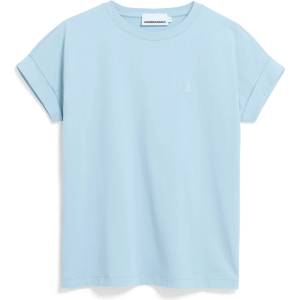 Armedangels Дамска тениска Armedangels Women's Idaa Logo T-shirt - Blue Glow - размер XS (116-6799-3911)