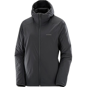 Salomon Дамско яке за бягане Salomon Women's Mountain Flex Jacket Hoodie Synthetic jacket - Deep Black (104-5341-0113)