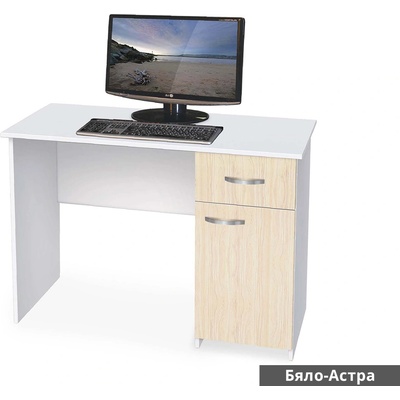 Bogdan Furniture G Бюро Мебели Богдан Модел BM-Ava 3, Бяло с Астра