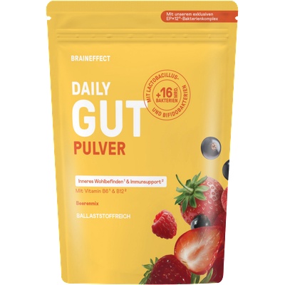 Braineffect DAILY GUT прах - Mixed Berries