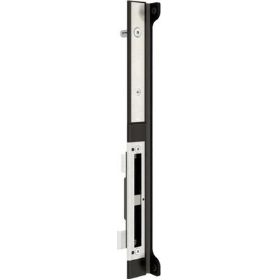 LOCINOX SFKU-V – dorazová lišta pro kódové zámky , pro profil 40 až 50 mm, pro křídlové branky, černá