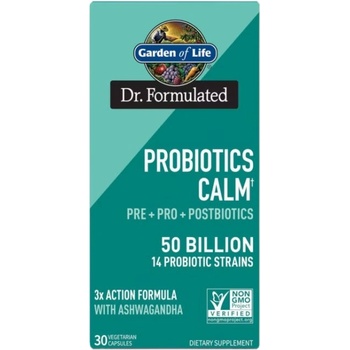 Garden of Life Dr. Formulated Probiotics Calm† 50 Billion | with KSM-66® [30 капсули]