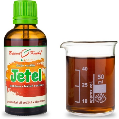 Bylinné kapky Jetel červený kapky Duše rostlin tinktura 50 ml