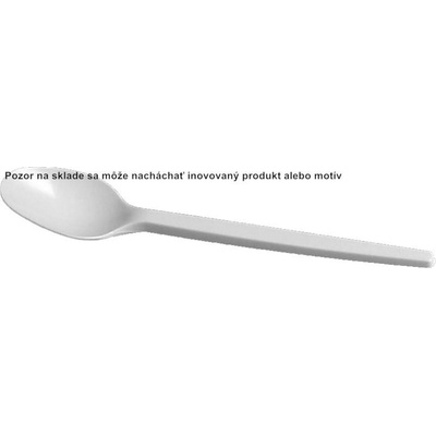 Wimex Kávová lyžička PP znovu použiteľná biela 13cm