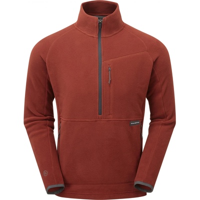 ARTILECT Мъжки поларен пуловер ARTILECT Halfmoon Bio Pullover Fleece jumper - Fired Brick (005-4294-0212)