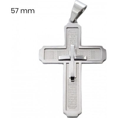 Exeed 245149 Přívěsek z chirurgické oceli kříž