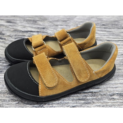 JONAP barefoot sandálky B21 HOŘČICOVÁ