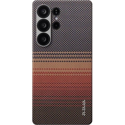 PITAKA Magsafe Калъф за Samsung S25 Ultra, Pitaka Edge Case Sunset, Кафяв (KS2503U)